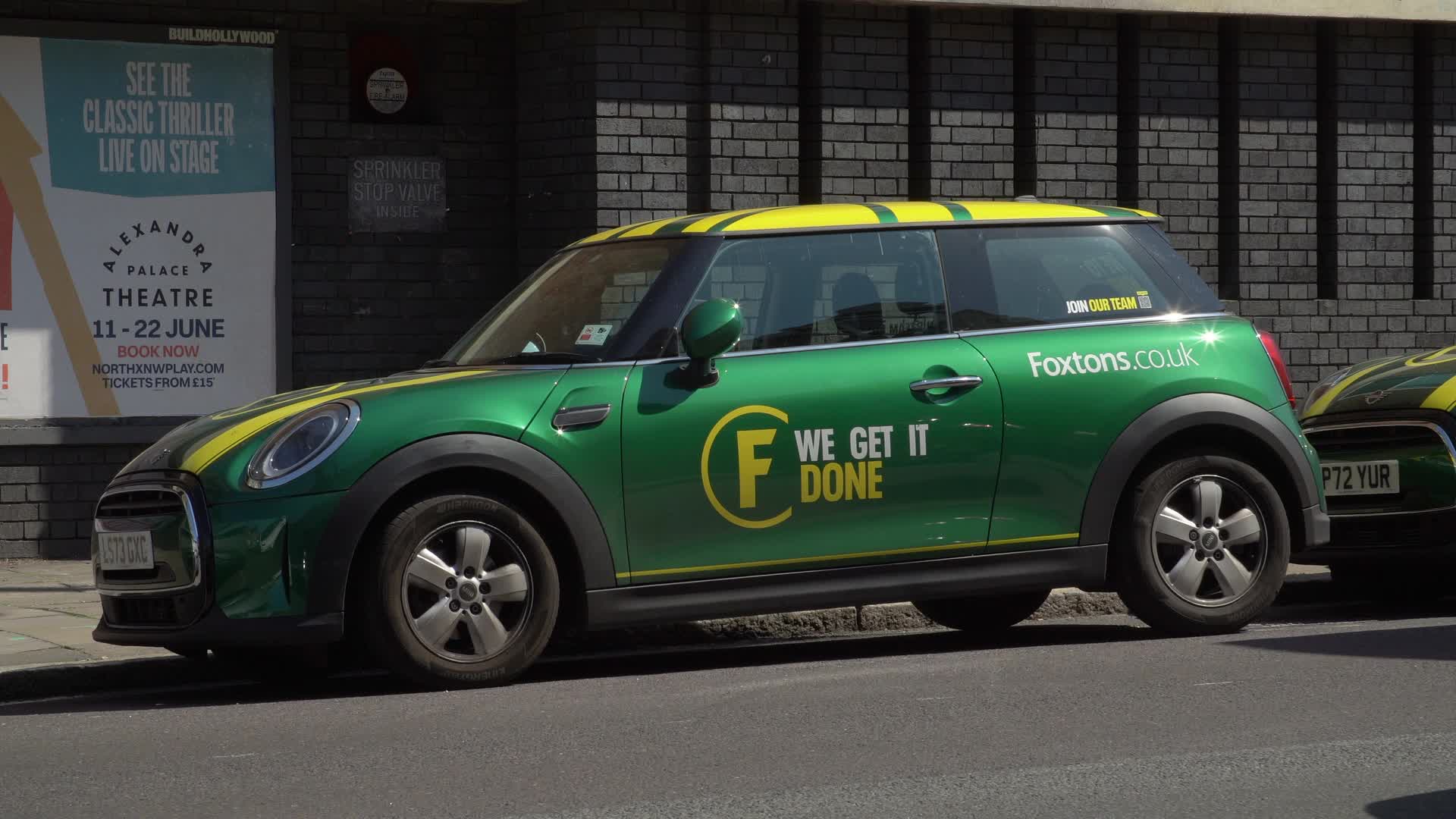 Foxtons Car Parked on London Street