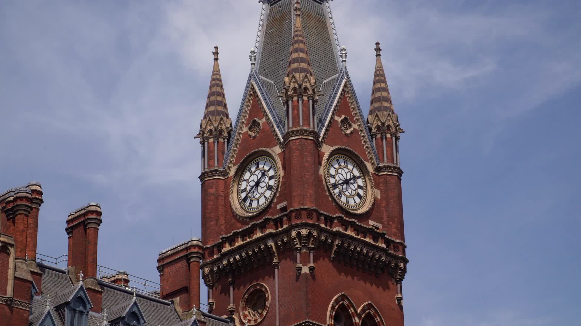 St Pancras Clock Tower in London