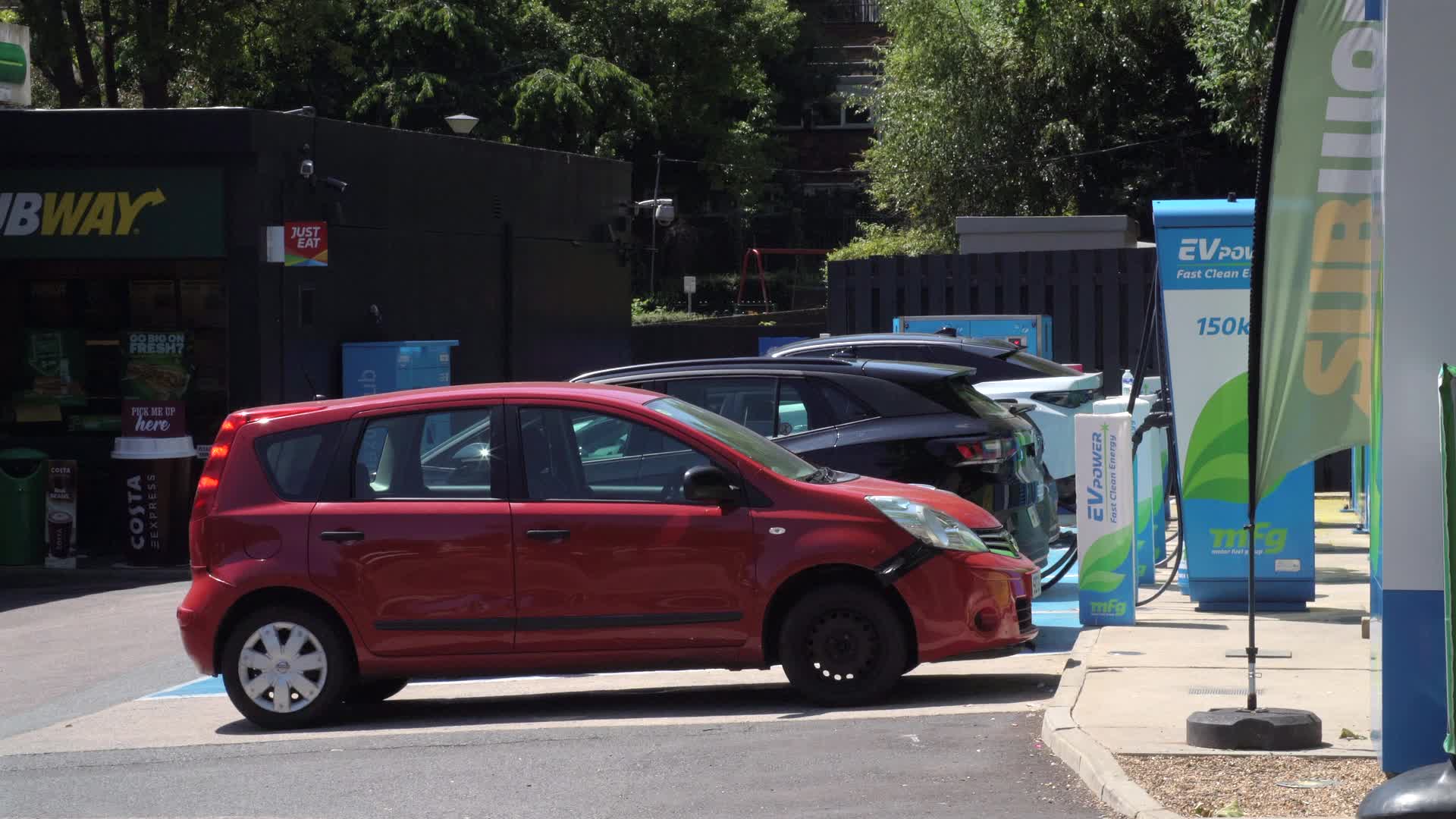 BP Electric Vehicle Charging Station in London