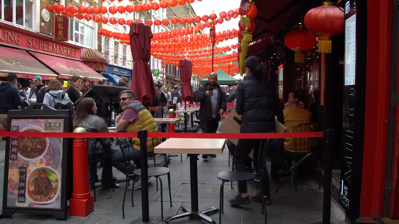 Bustling Day in Soho Chinatown