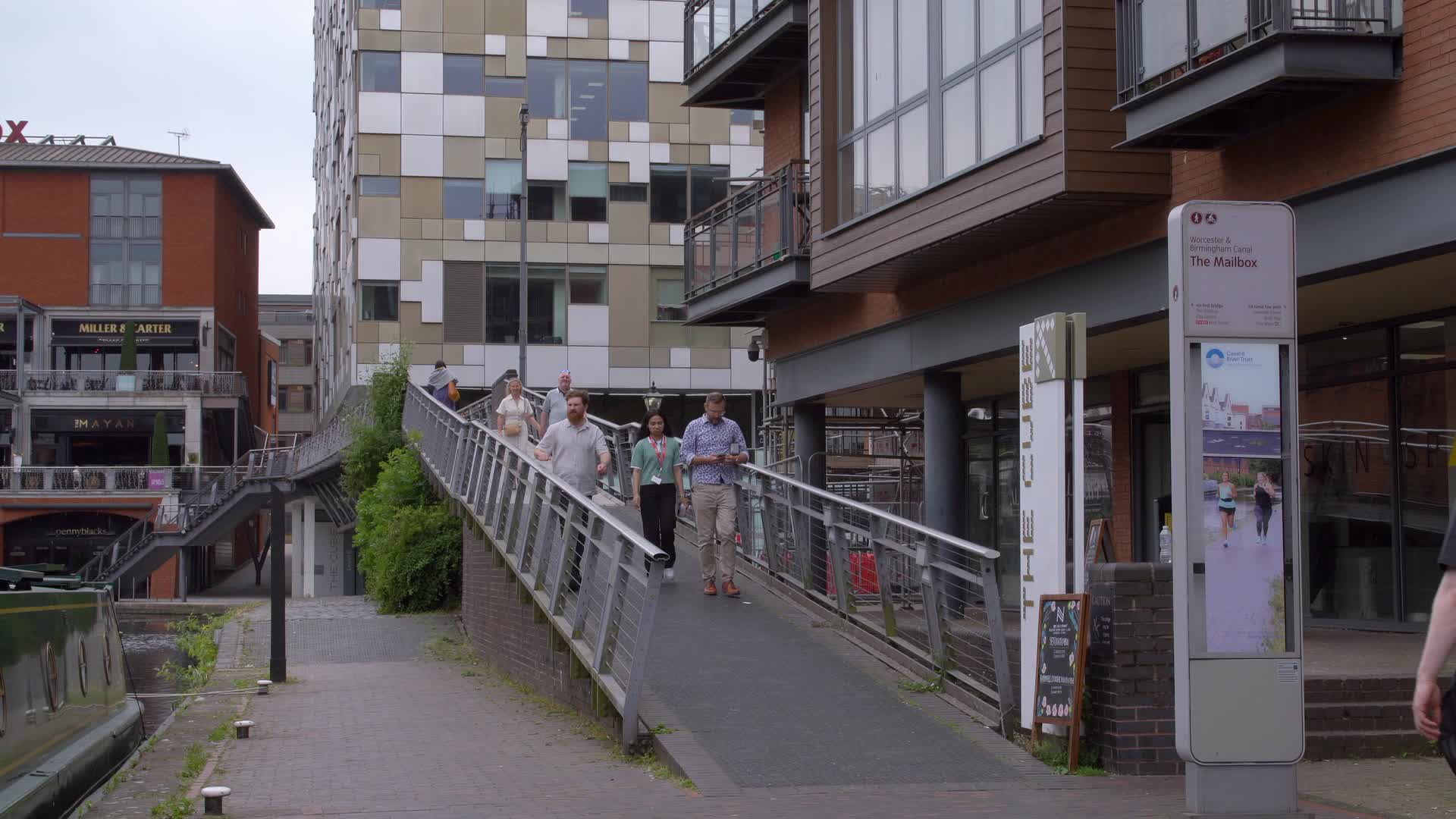 Canal Walkway at The Mailbox, Birmingham
