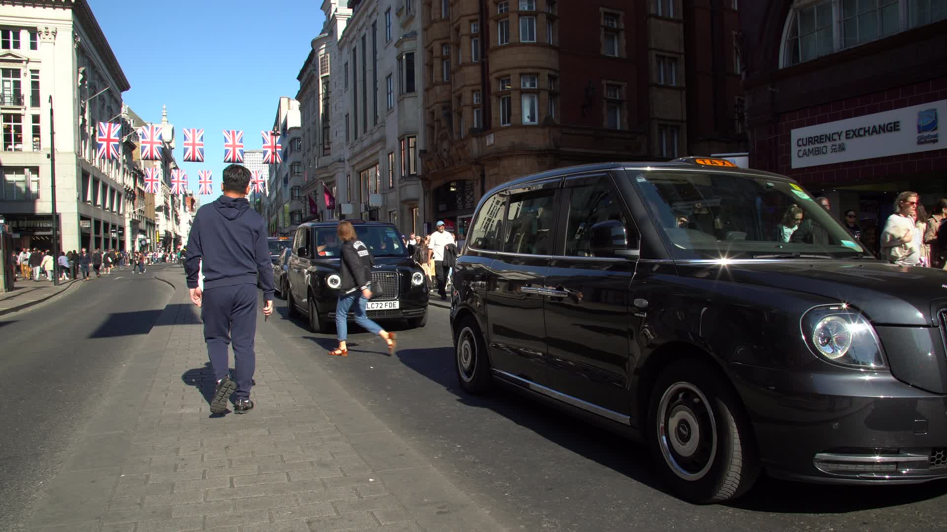 Black Cabs on Oxford Street