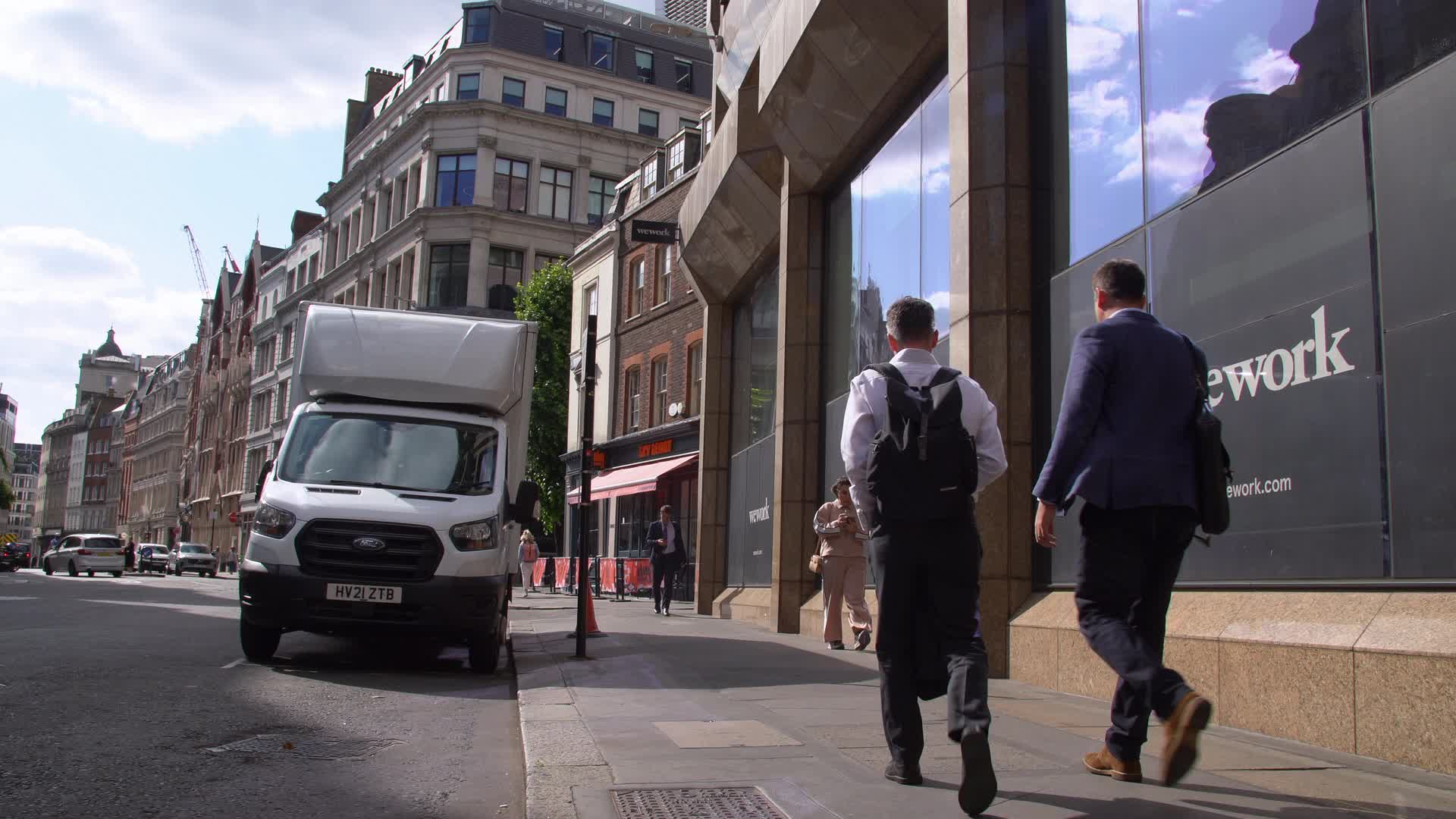 WeWork Office Exterior in London, UK