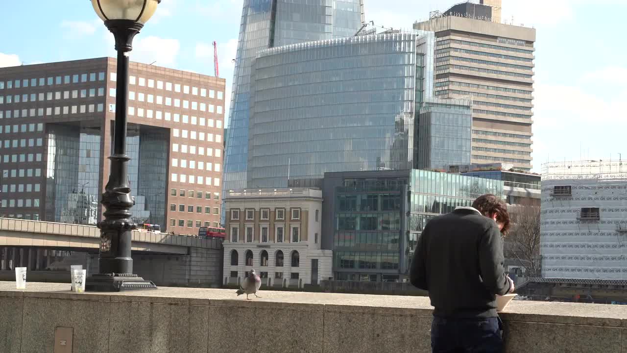 The Shard and London Skyline on a Sunny Day