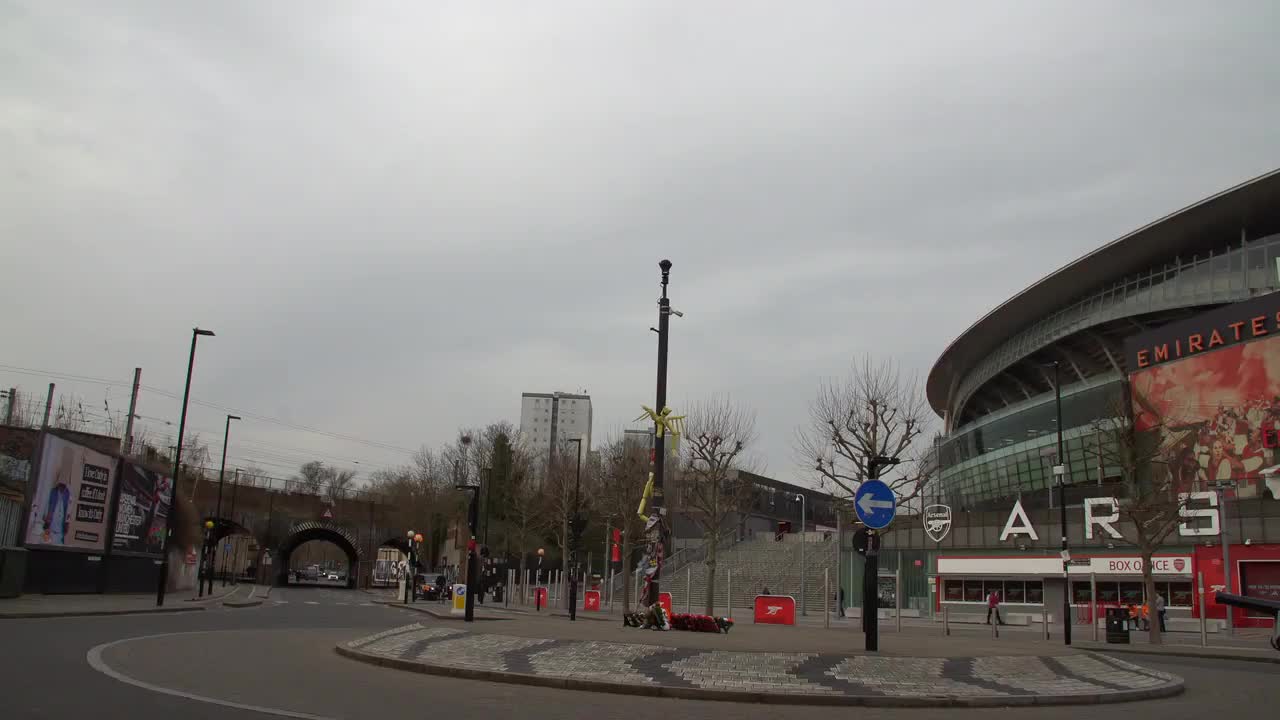 Emirates Stadium Street View in March