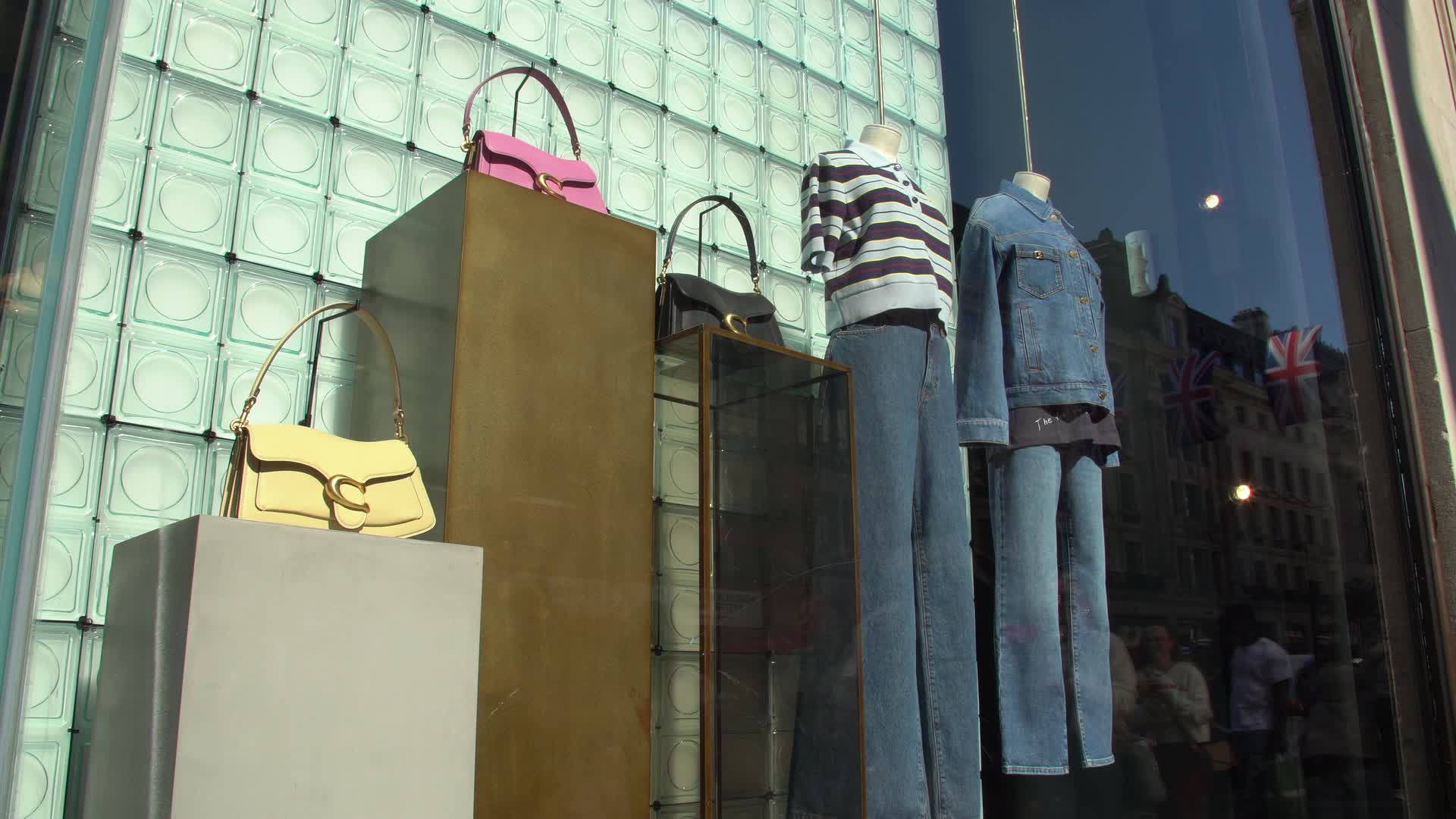 High-End Fashion Storefront Display