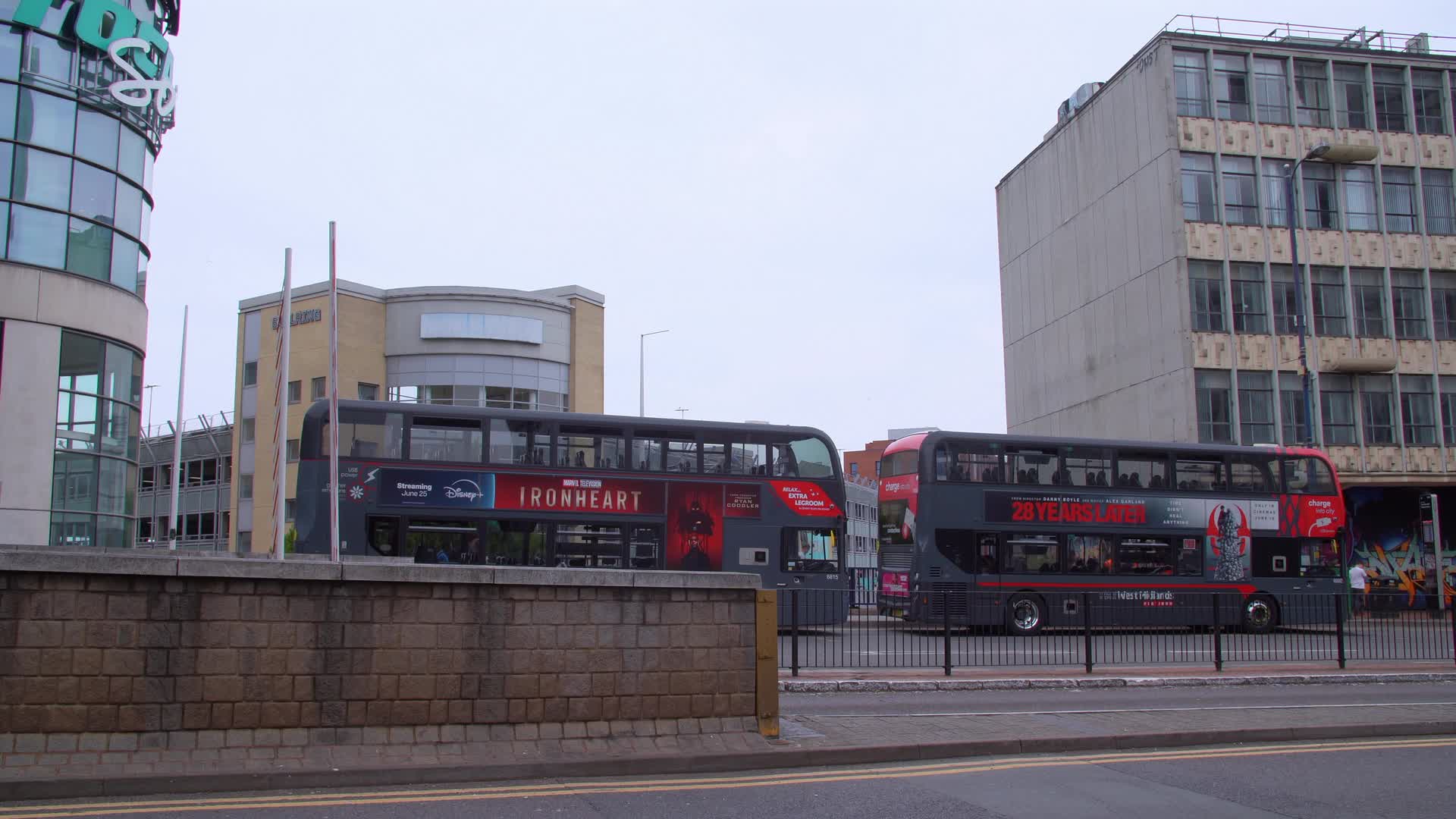 Ringway Centre Urban Scene with Buses