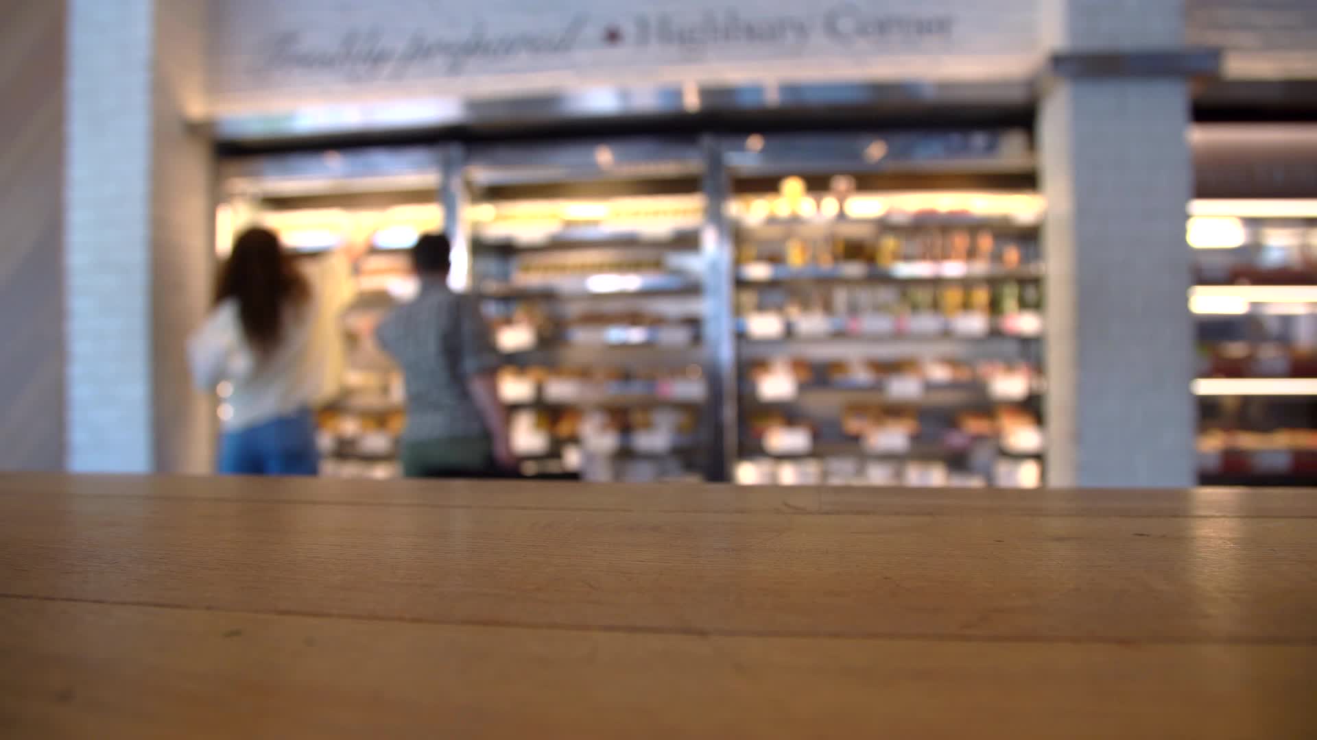 Coffe Cup in Pret A Manger Stock Footage