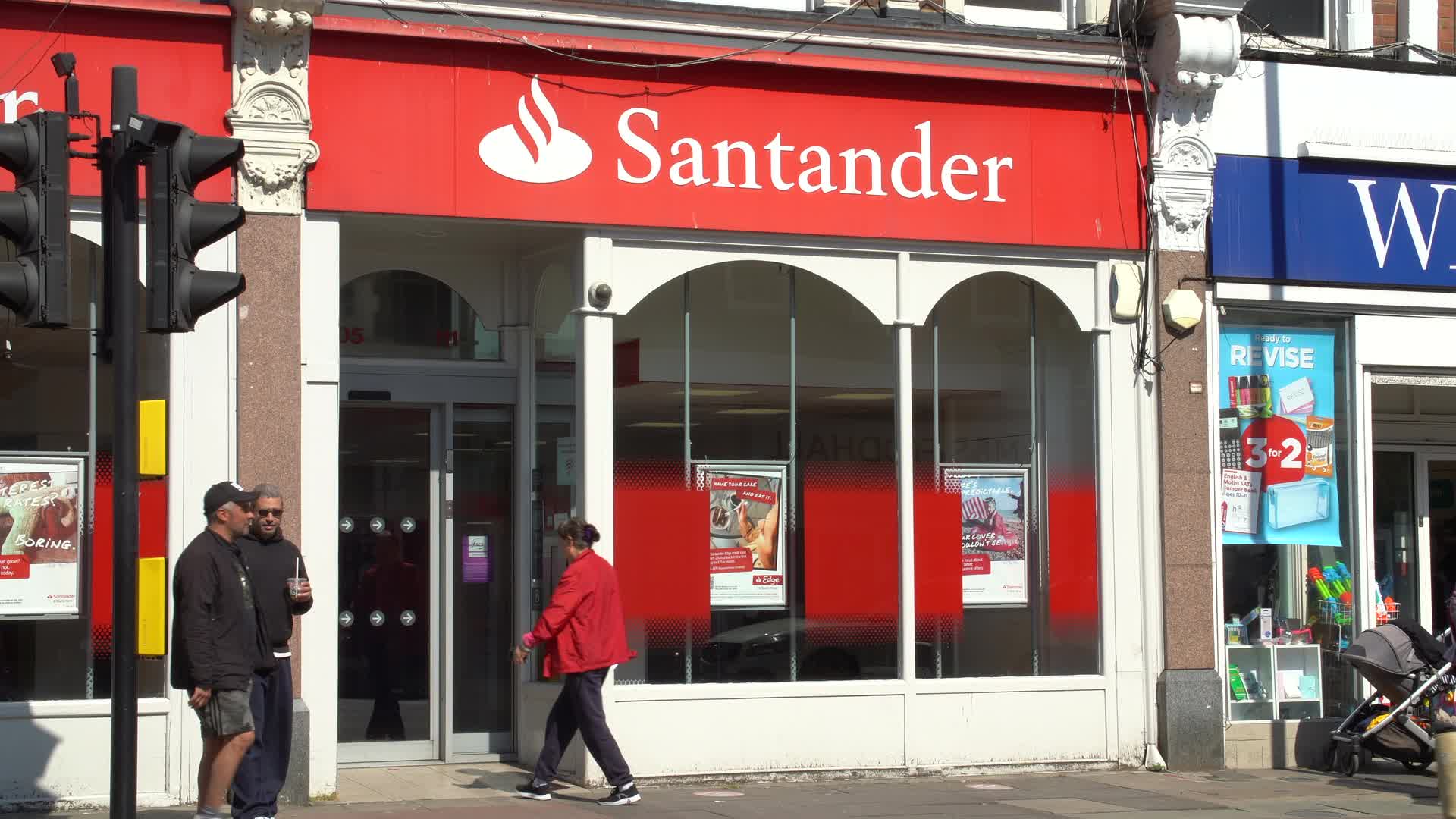 Street View of Santander Bank Branch