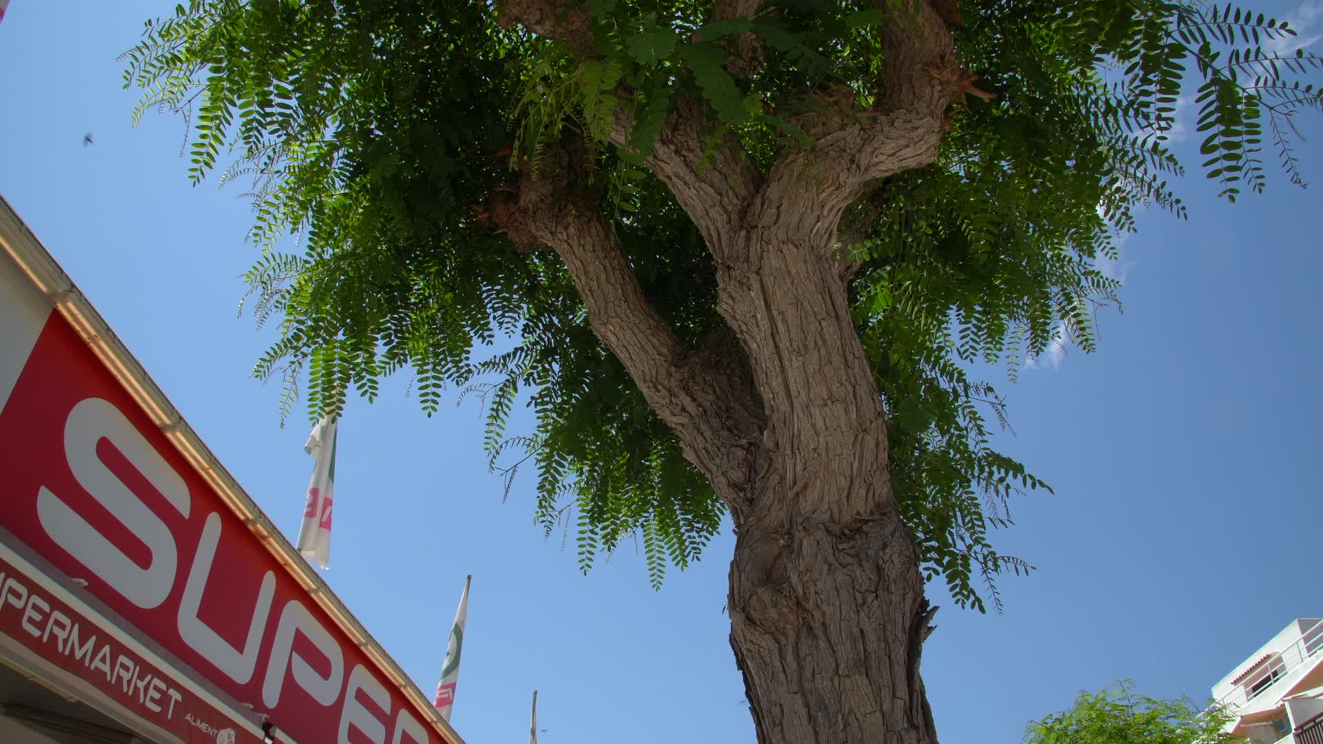 SPAR Supermarket on Sunny Day in Cala d'Or, Mallorca, Spain