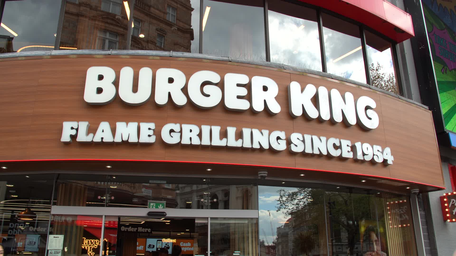 Burger King Storefront Exterior View