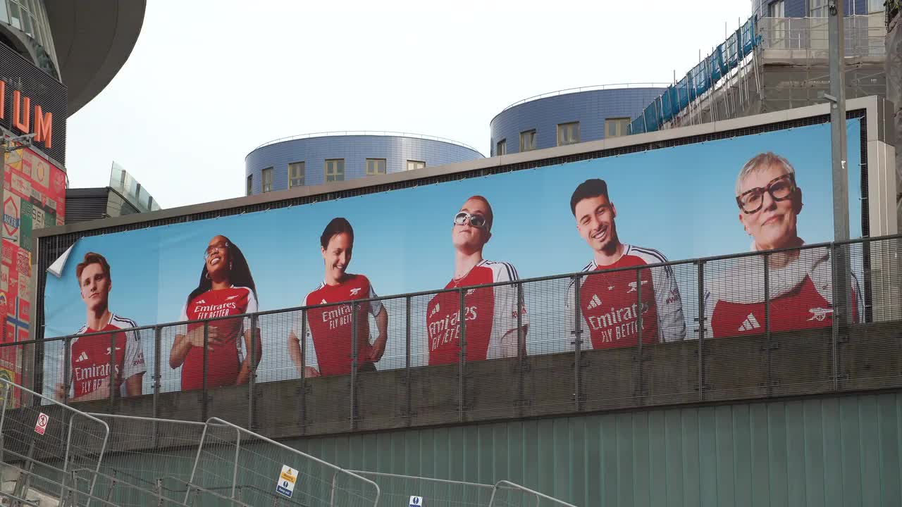 Arsenal Stadium Advertising Billboard March 2021