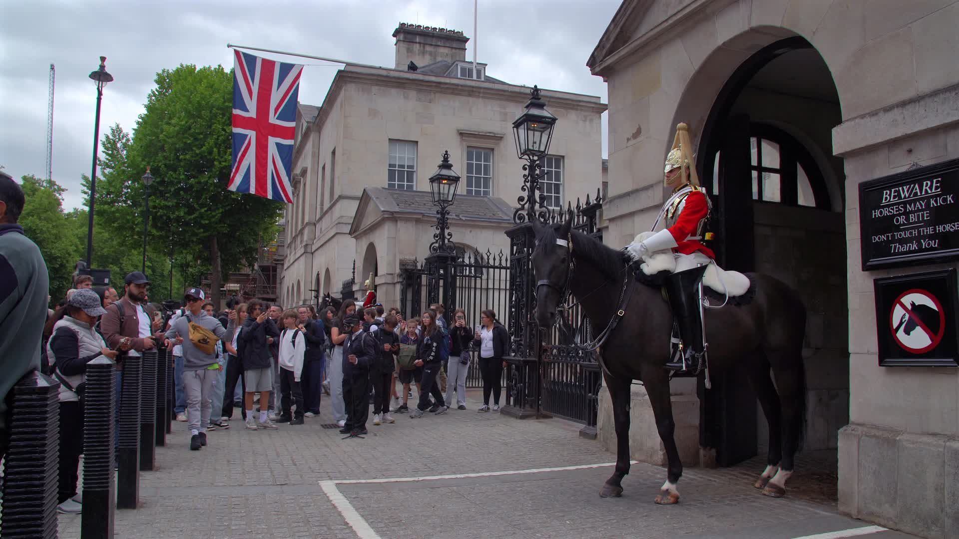 King's Guard on Horse in London, UK