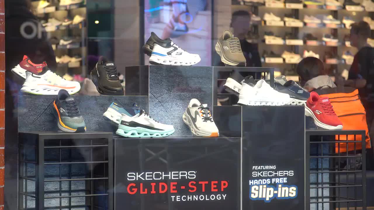Skechers Glide-Step Sneakers Display in Storefront
