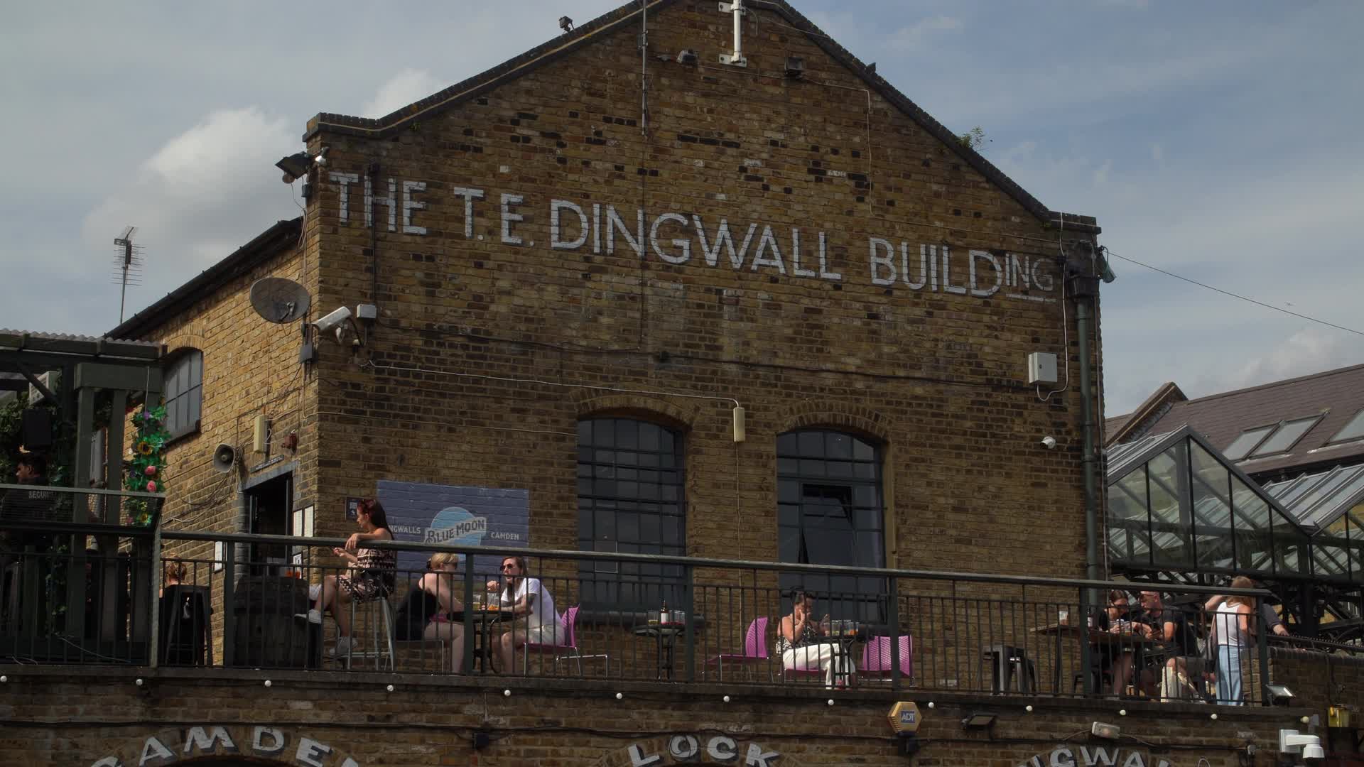 Dingwalls Music Venue in Camden, London on a Sunny Day