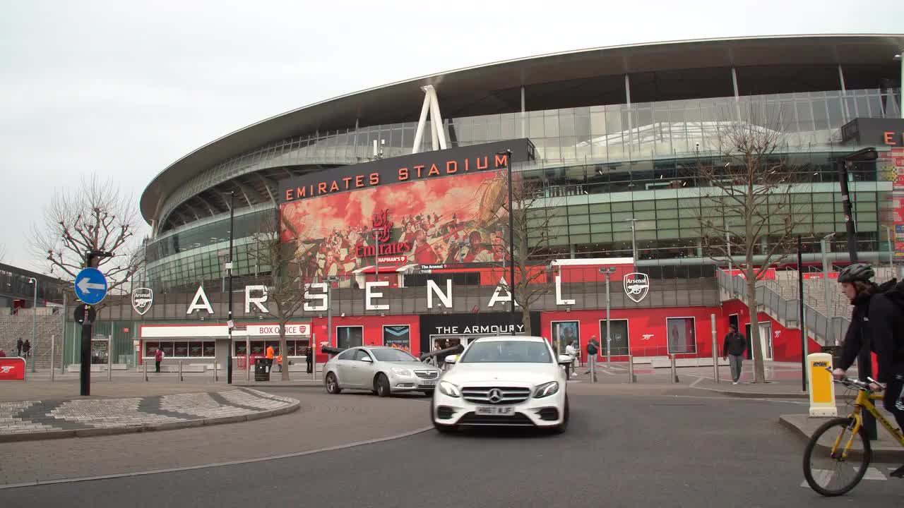 Emirates Stadium Arsenal March Footage