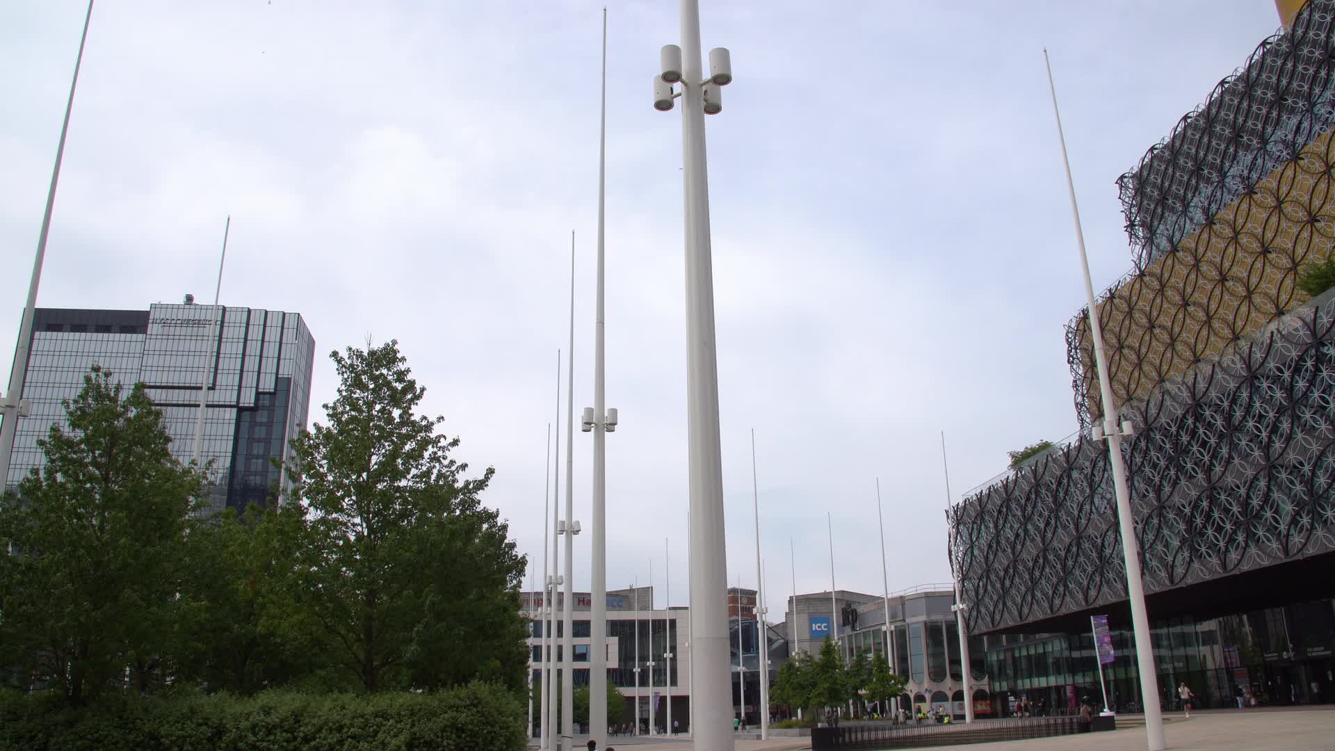 Exterior Views of Library of Birmingham in Centenary Square