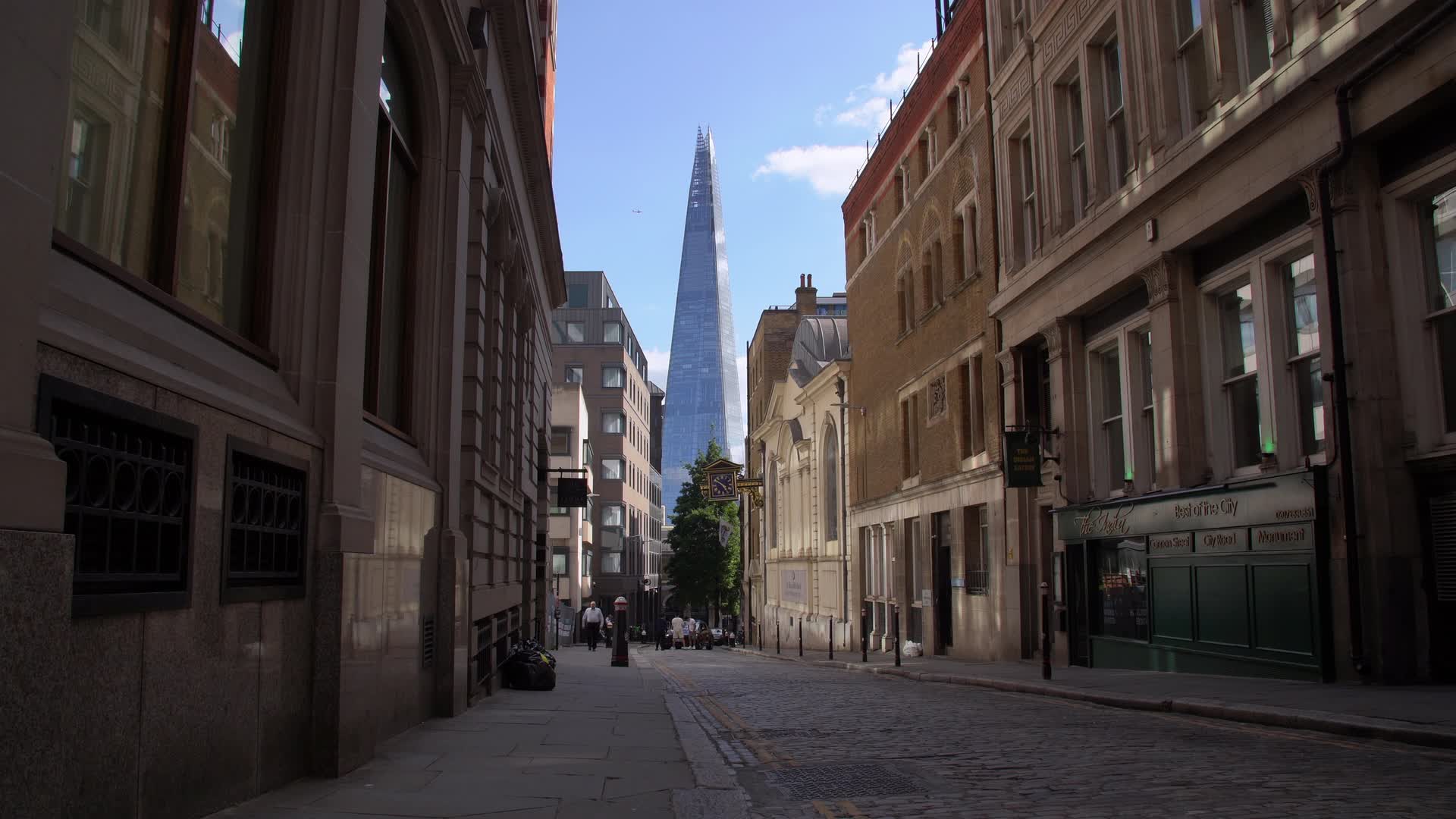 The Shard Viewed from a London Street