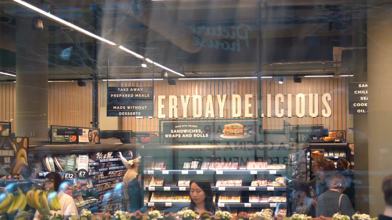 M&S Food Store Interior - March 21