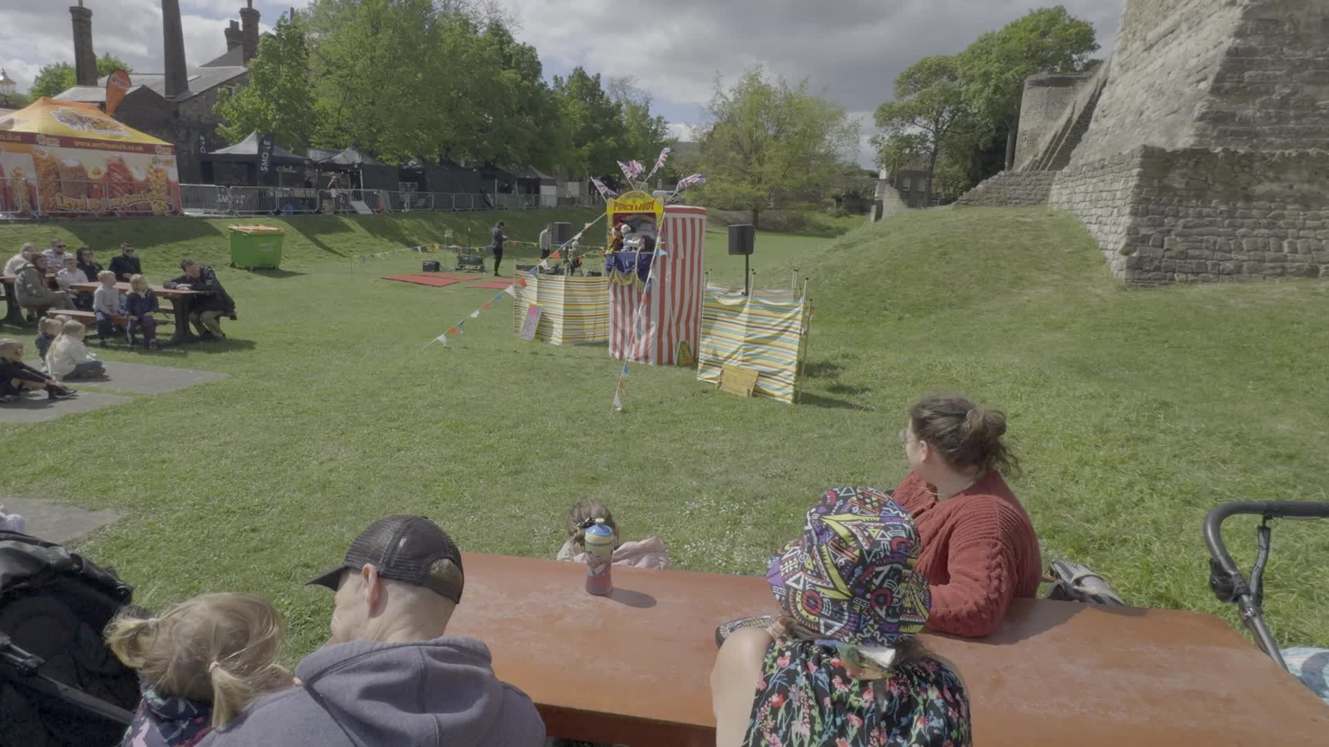Outdoor Puppet Show at Rochester Castle Grounds