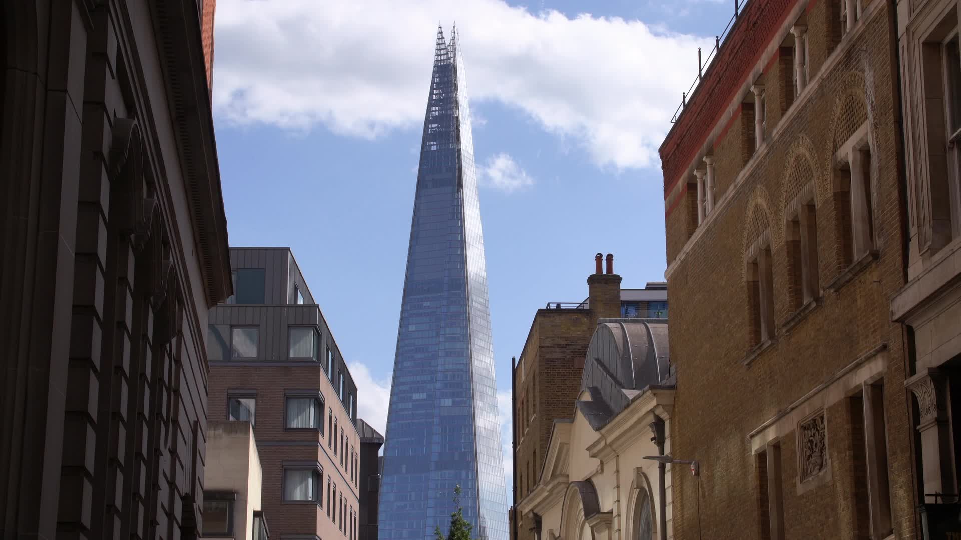 The Shard Tower in London, Sunny Day