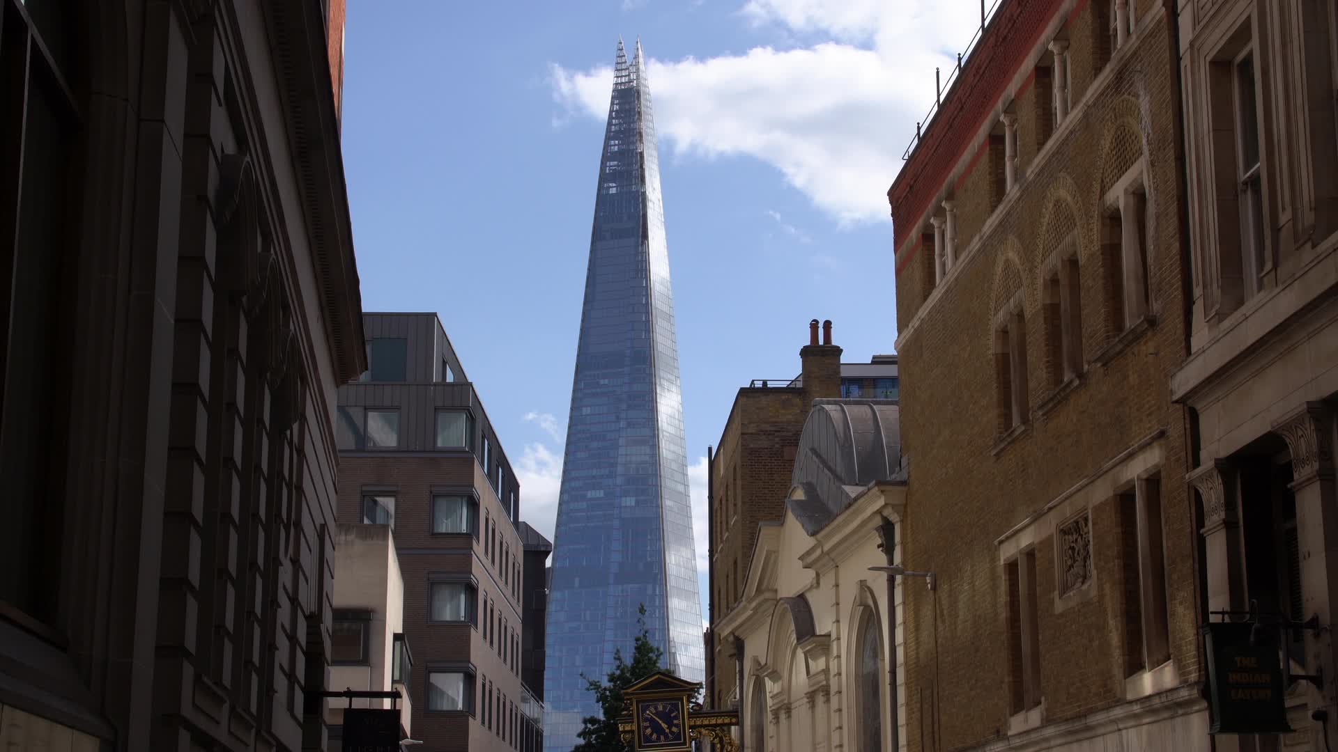 The Shard from Narrow Street View
