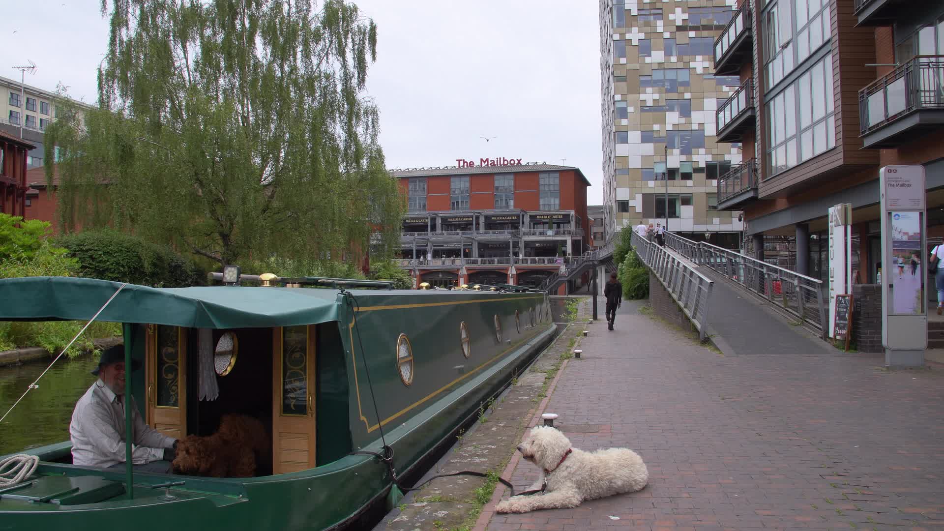 Mailbox Birmingham Canal Scene