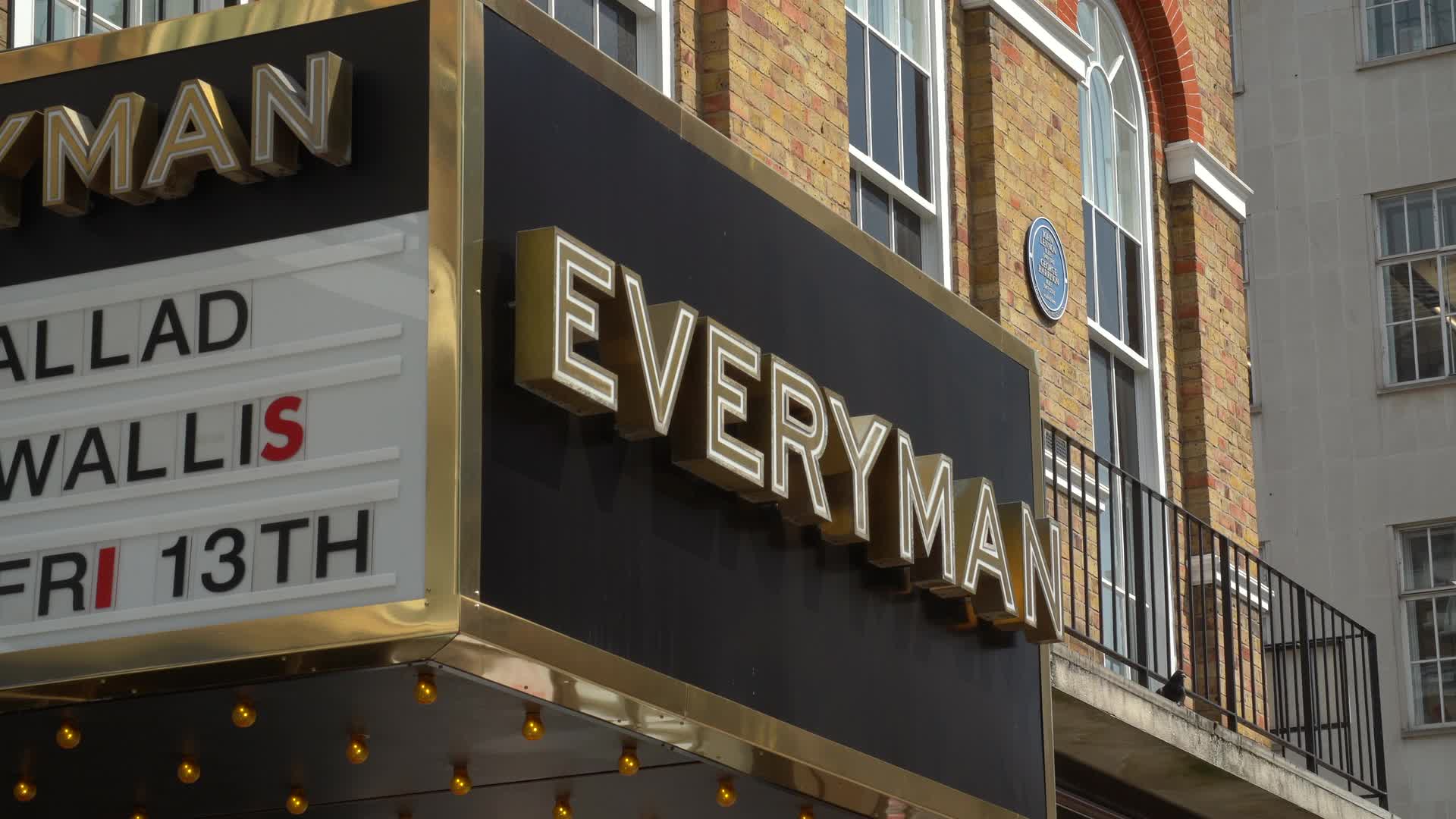 Everyman Cinema Exterior in Sunlight
