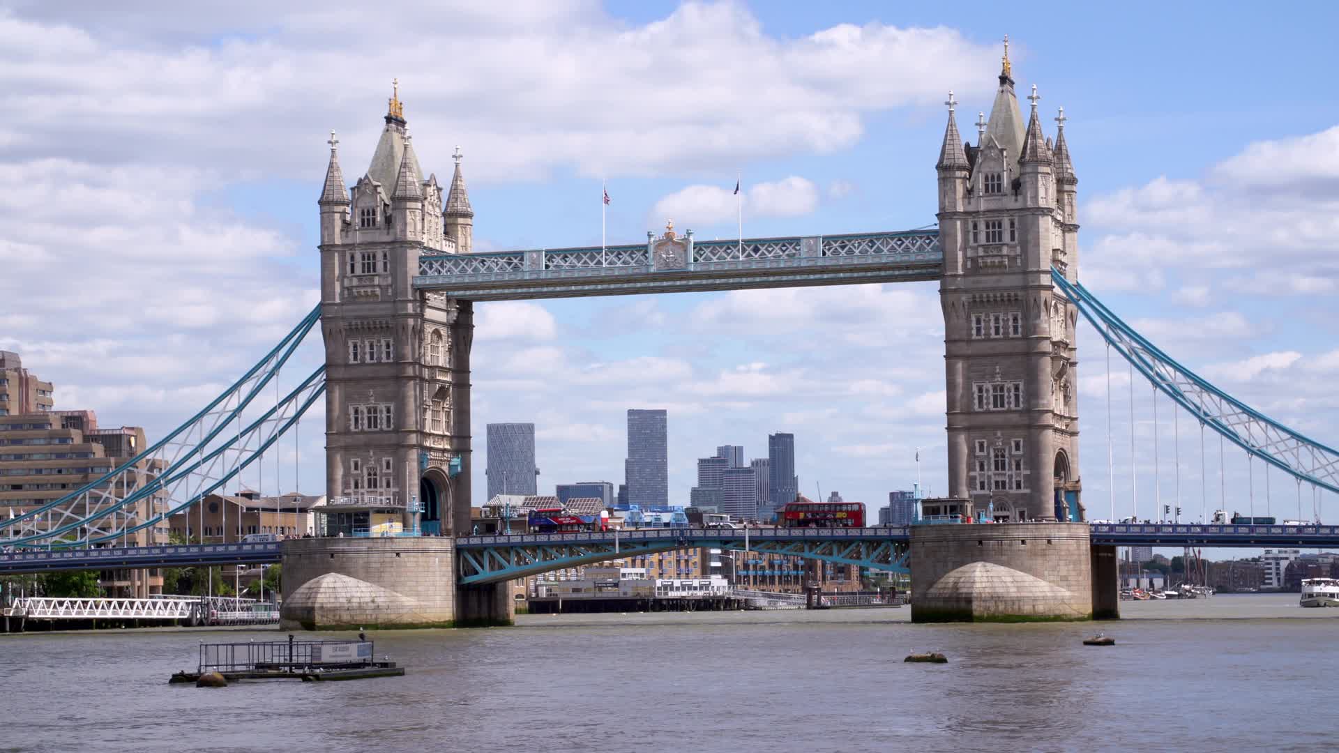 Tower Bridge with London Skyline