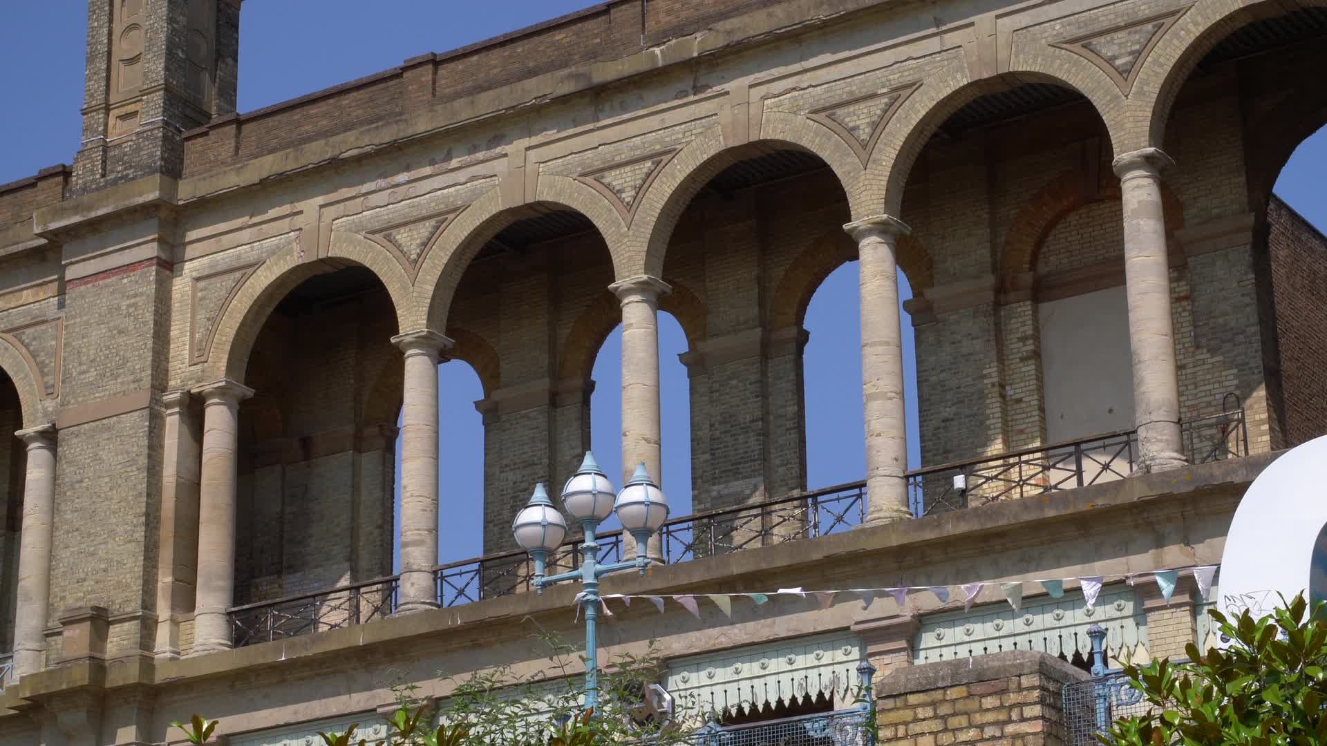 Historical Brick Archway with Ornate Details
