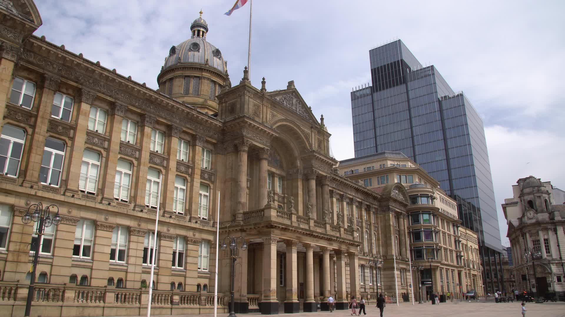 Birmingham Museum and Art Gallery Exterior on Sunny Day