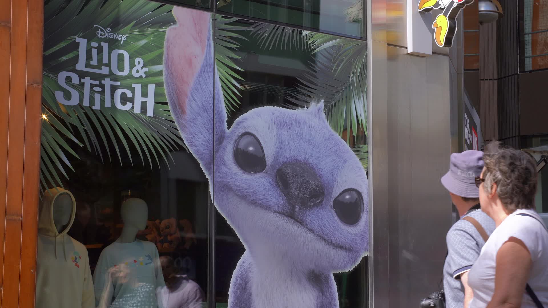 Disney Storefront with Lilo & Stitch Display