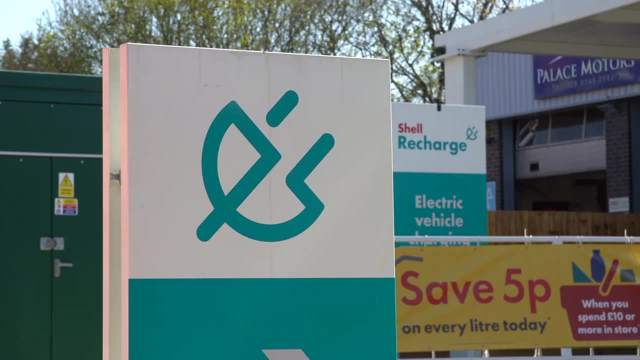 Shell Recharge Electric Vehicle Charging Station