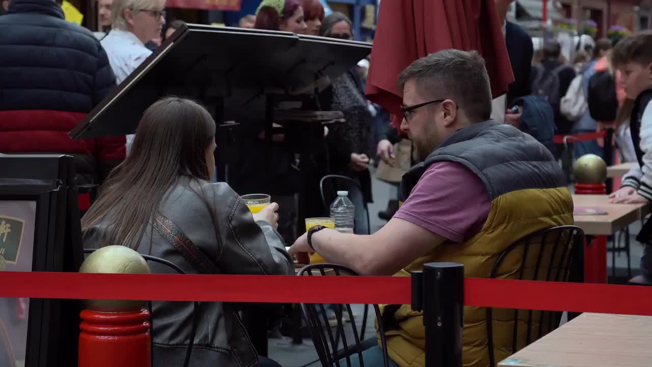 Chinatown Soho Street Scene on April 17