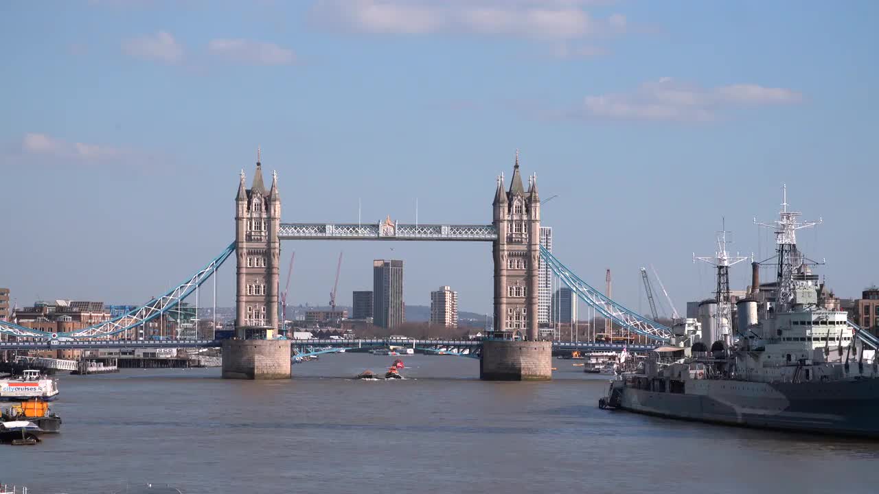 Tower Bridge London 4K Footage March 2020