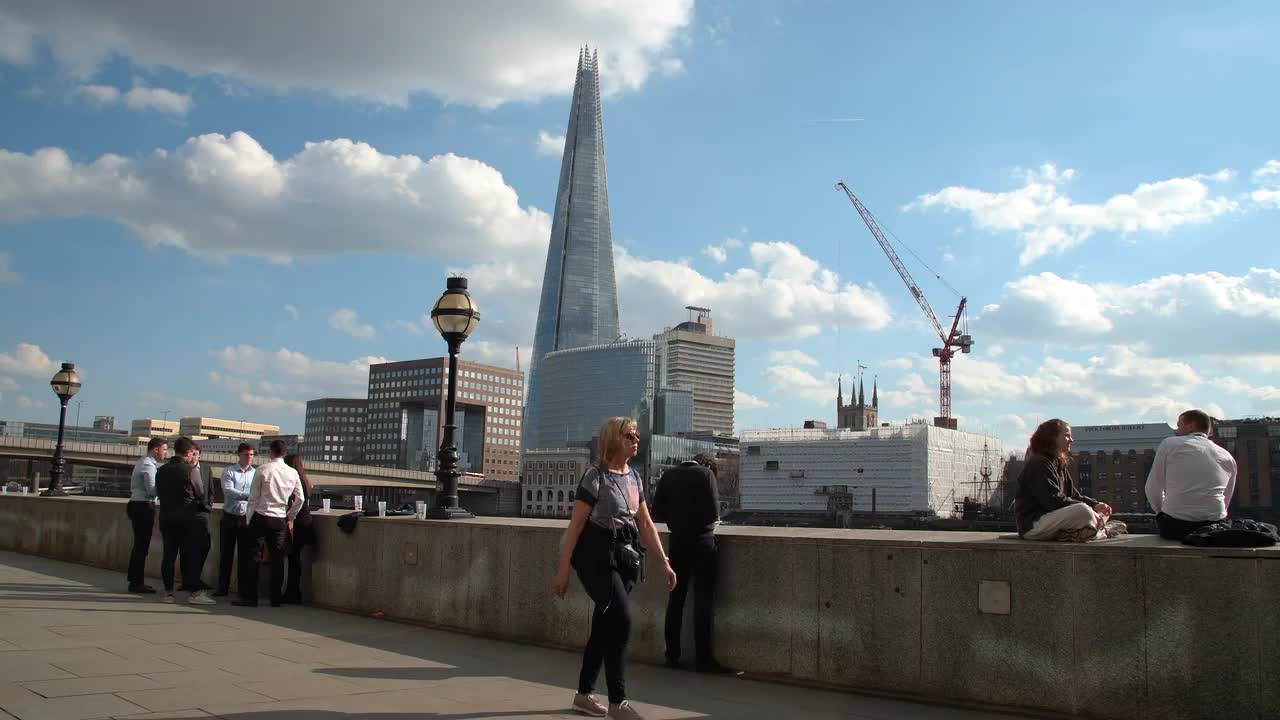 Cityscape View of The Shard and Skyline in London