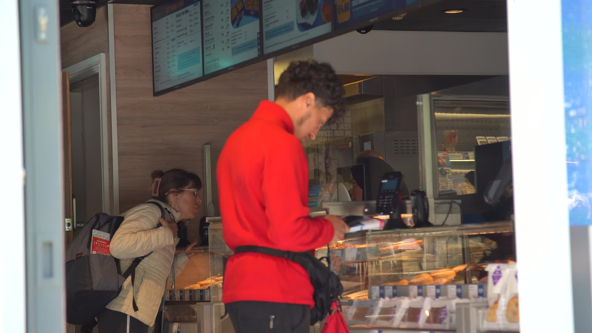 Busy Day Inside Popular Bakery Chain