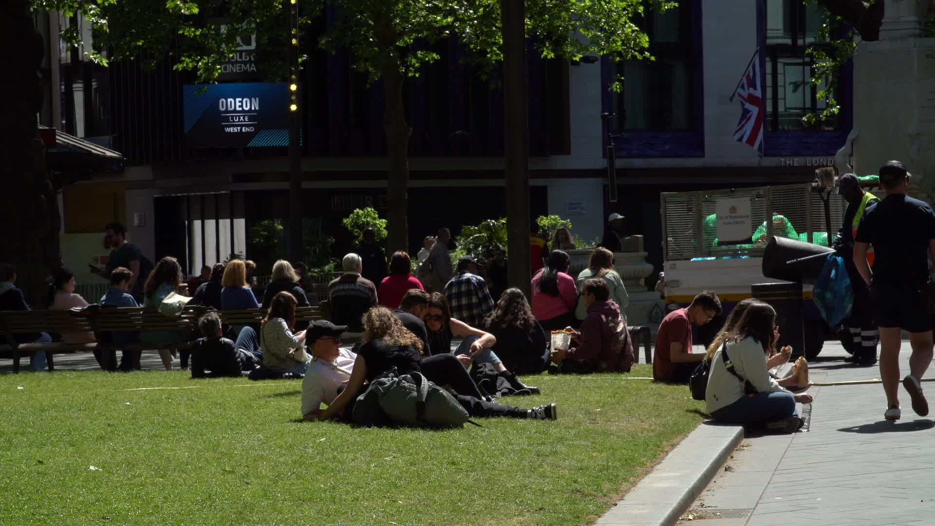 Leicester Square Spring Daytime Scenes