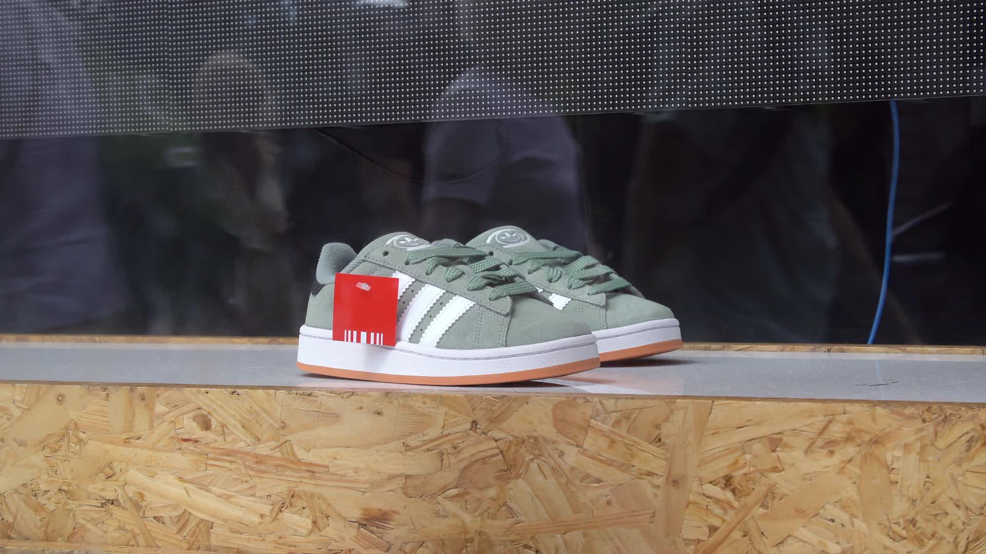 Adidas Trainers Display in Shop Window