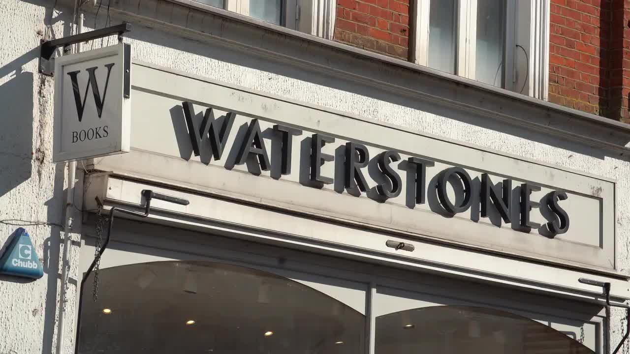 Waterstones Bookstore Exterior Sign