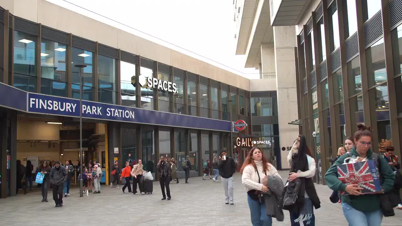 Busy Day at Finsbury Park Station