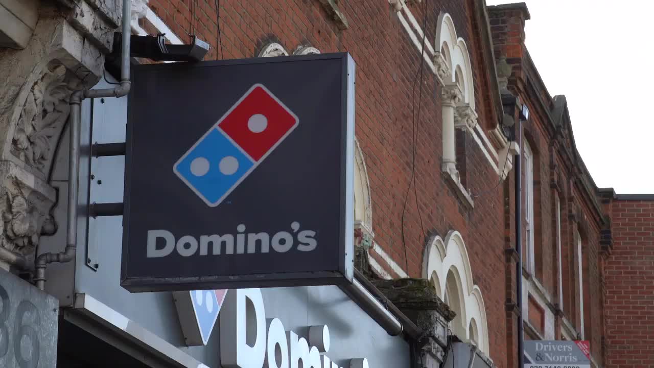 Domino's Pizza Storefront Sign