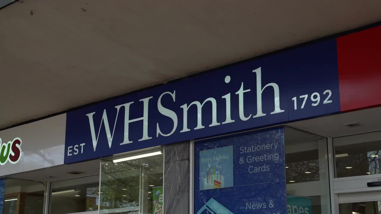 WHSmith Storefront and Signage April 16