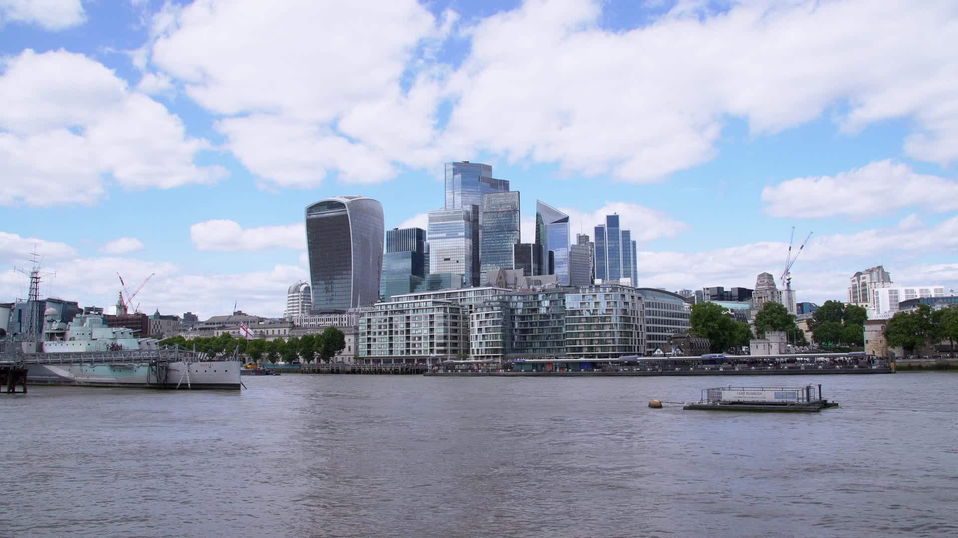 City of London Finance Centre Skyline