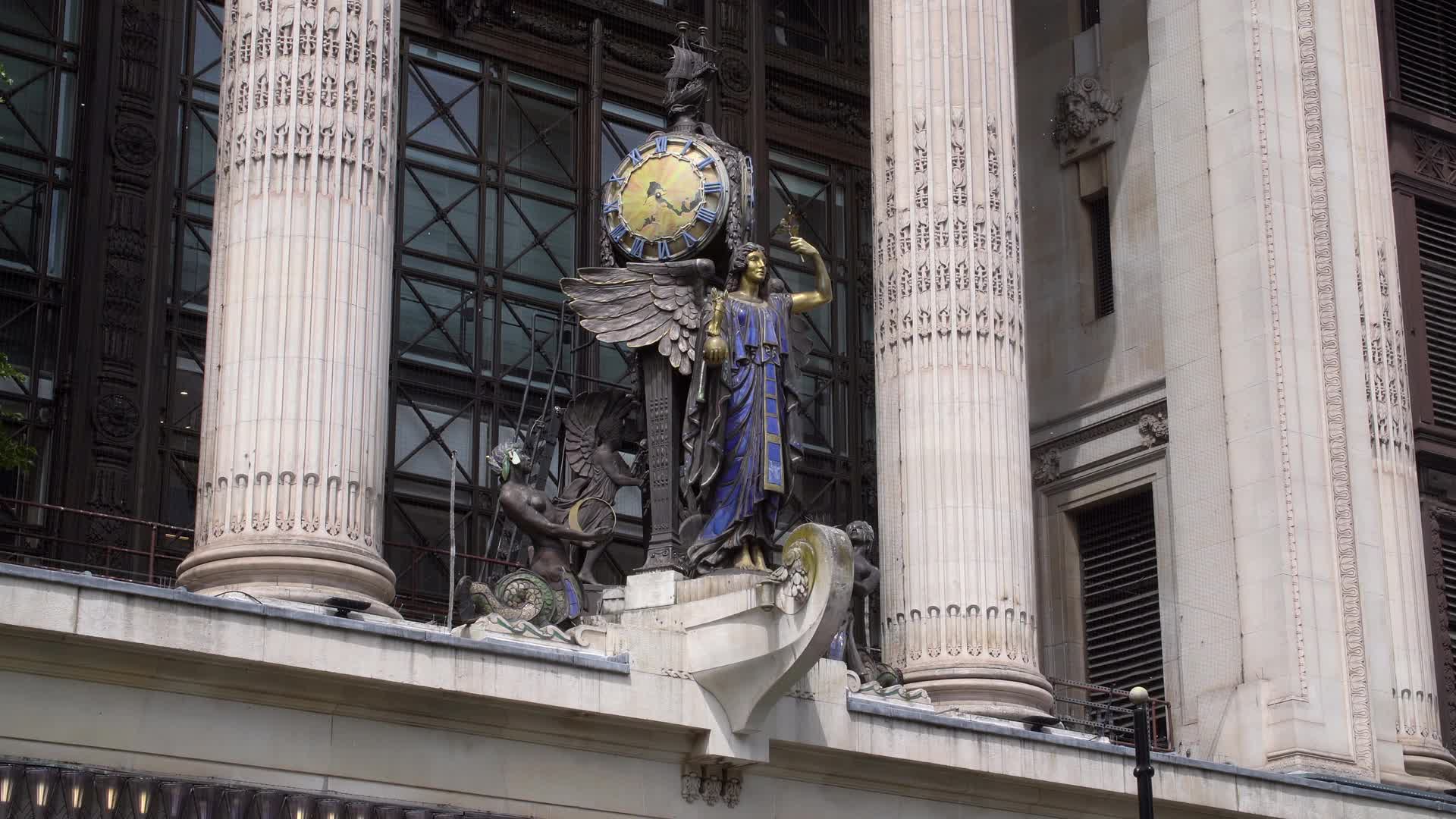 Selfridges London Exterior Statue
